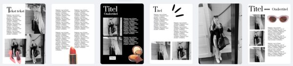 Magazine Template Classic Black & White